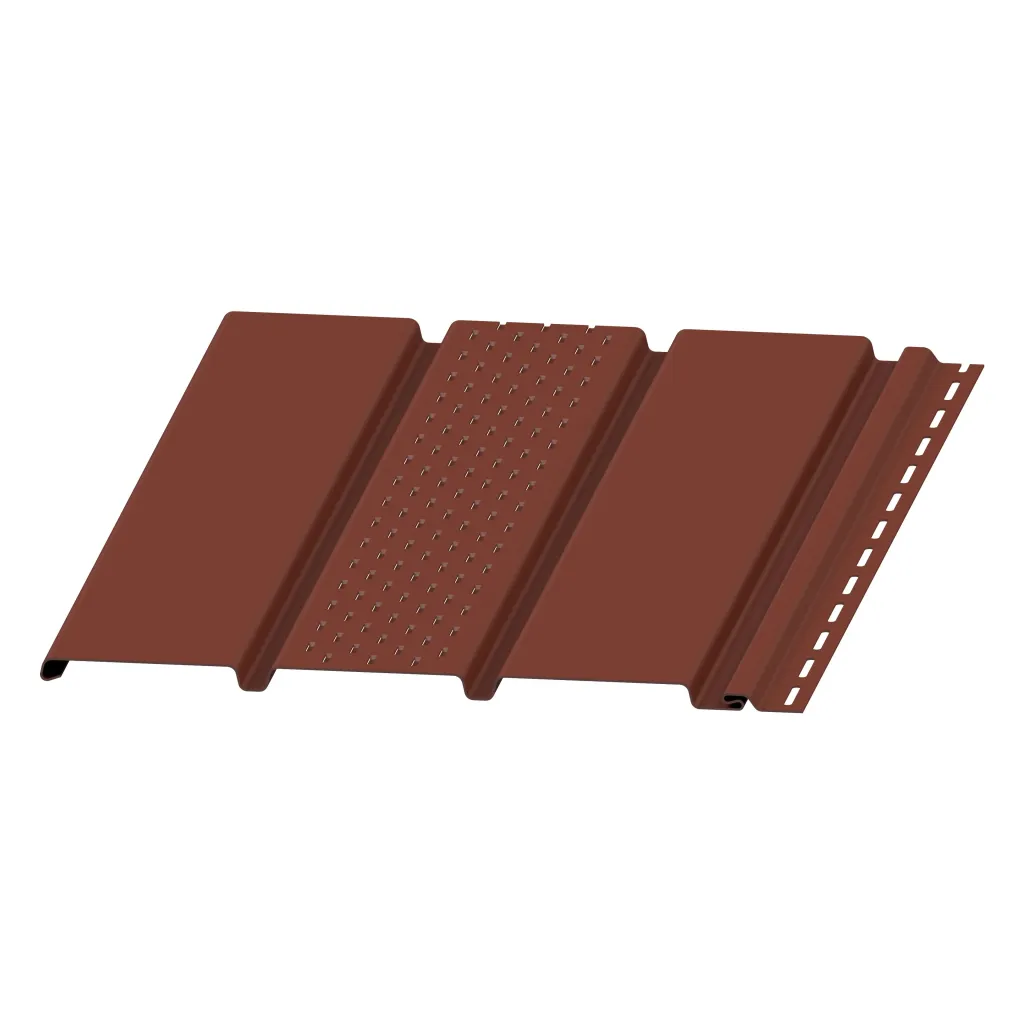Podsufitka PVC perforowana 3m. 8017 brązowy BM