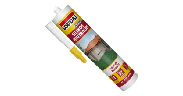 Silikon Neutralny Budowlany Bezbarwny Soudal 280ml Uszczelniacz Elastyczny