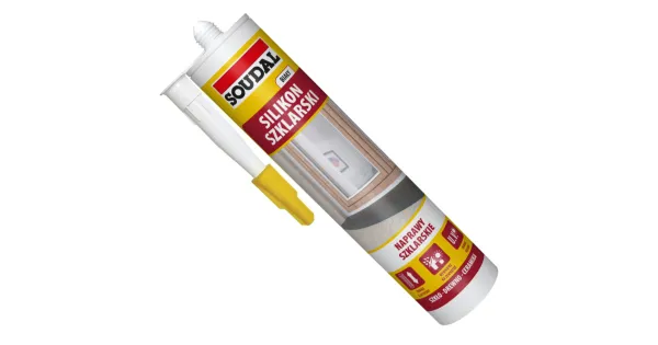 SILIKON USZCZELNIACZ SZKLARSKI BIAŁY SOUDAL 280 ml