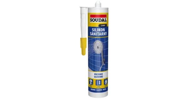 SILIKON SANITARNY USZCZELNIACZ CZARNY SOUDAL 280 ml