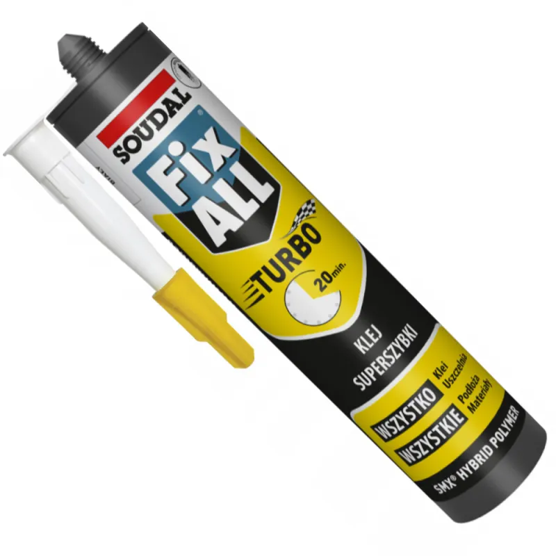 FIX ALL TURBO KLEJ USZCZELNIACZ HYBRYDOWY BIAŁY SOUDAL 290 ml