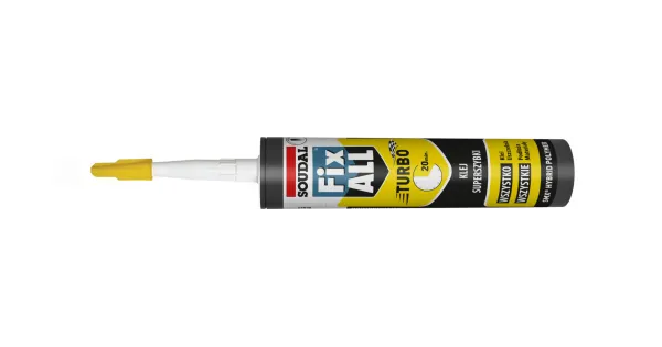 FIX ALL TURBO KLEJ USZCZELNIACZ HYBRYDOWY BIAŁY SOUDAL 290 ml