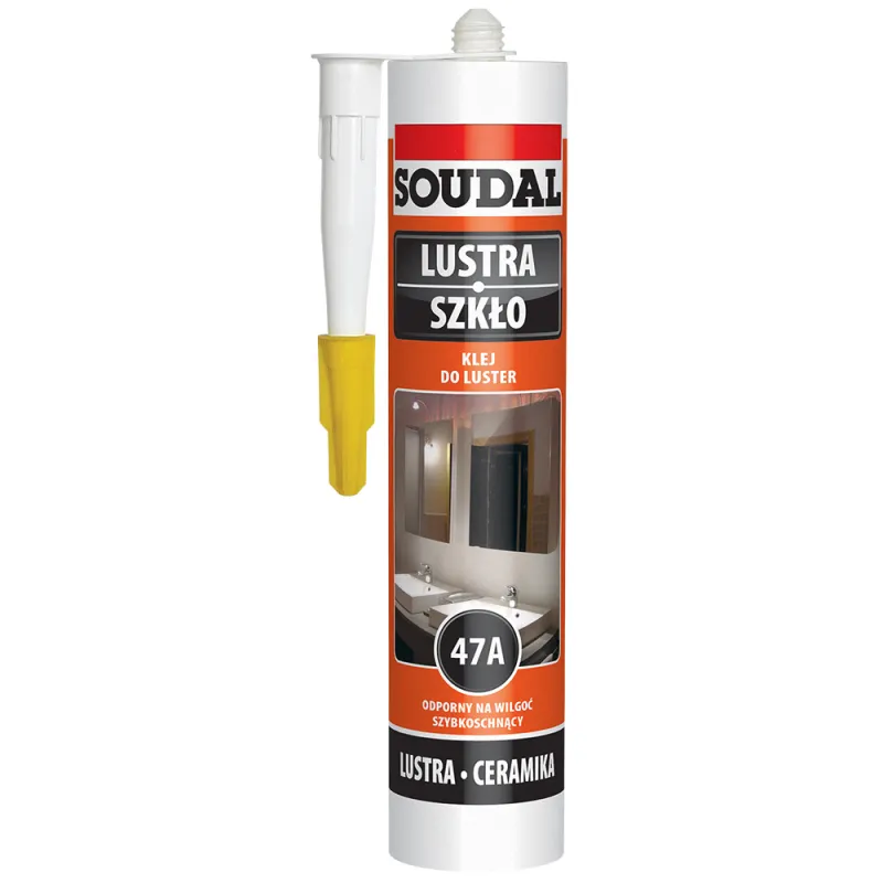 KLEJ DO LUSTER 47A WODOODPORNY SOUDAL 280 ml