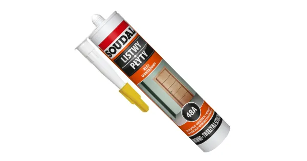KLEJ MONTAŻOWY 48A LISTWY PŁYTY SOUDAL 280 ml