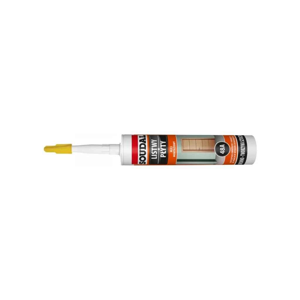 KLEJ MONTAŻOWY 48A LISTWY PŁYTY SOUDAL 280 ml