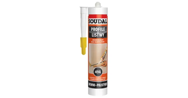 UNIWERSALNY KLEJ MONTAŻOWY 49A SOUDAL 280 ml