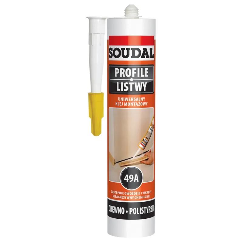 UNIWERSALNY KLEJ MONTAŻOWY 49A SOUDAL 280 ml