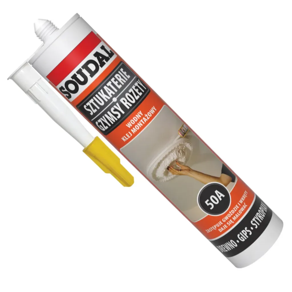 WODNY KLEJ MONTAŻOWY 50A SOUDAL 280 ml
