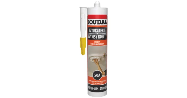 WODNY KLEJ MONTAŻOWY 50A SOUDAL 280 ml