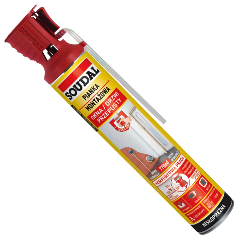 PIANKA MONTAŻOWA GENIUS GUN SOUDAL 770ml