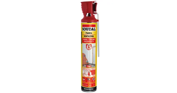 PIANKA MONTAŻOWA GENIUS GUN SOUDAL 770ml