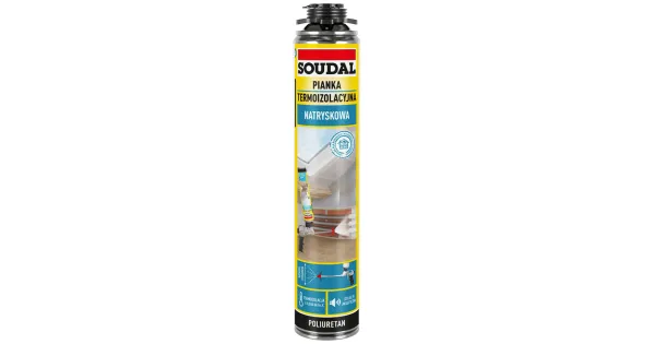 PIANKA TERMOIZOLACYJNA NATRYSKOWA SOUDAL 700ml