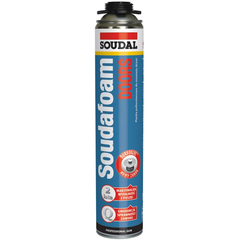 PIANKA PISTOLETOWA SOUDAFOAM DOORS SOUDAL 750ml