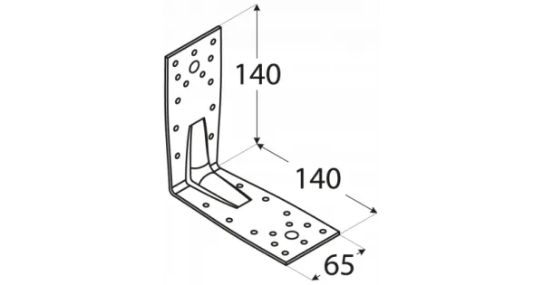 KP5 KĄTOWNIK CIESIELSKI MONTAŻOWY 140x140x65x2,5