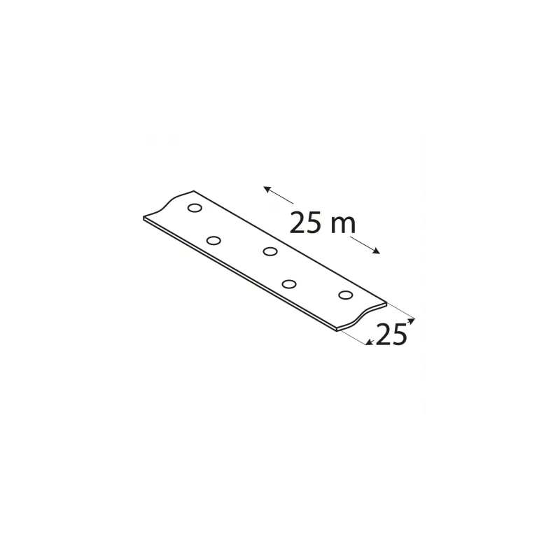 TM1 TAŚMA MONTAŻOWA CIESIELSKA 25x1,5mm ROLKA 25m