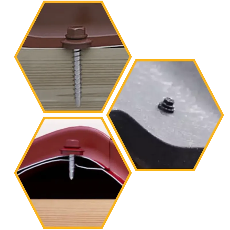 WKRĘTY SAMOWIERCĄCE FARMERSKIE  SW8 4,8X55 WF-4855 RAL 7016