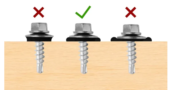 WKRĘTY SAMOWIERCĄCE FARMERSKIE  SW8 4,8X55 WF-4855 RAL 7016