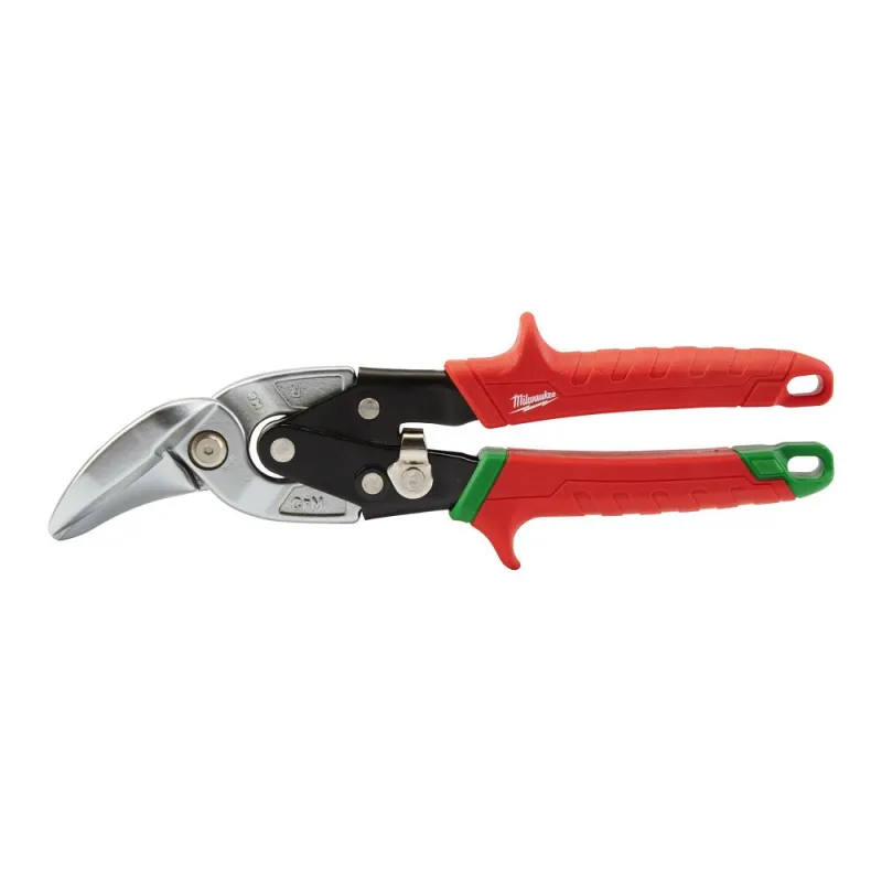 NOŻYCE DO CIĘCIA BLACHY ODGIĘTE PRAWE 260mm MILWAUKEE