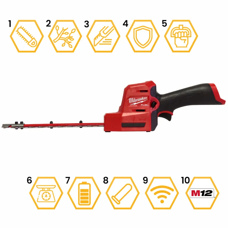 NOŻYCE DO ŻYWOPŁOTU M12 FHT20-0 20cm MILWAUKEE