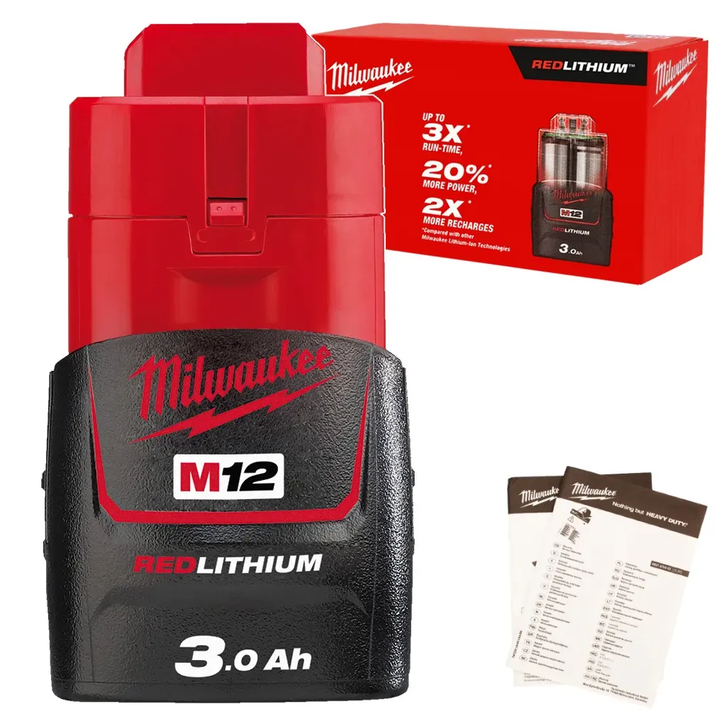 AKUMULATOR BATERIA MILWAUKEE 12V M12B3 3,0AH