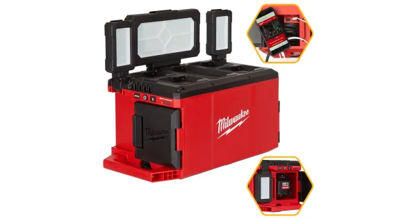 LAMPA STREFOWA PACKOUT MILWAUKEE M18 POALC-0