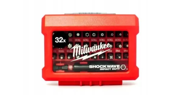 Milwaukee zestaw bitów udarowych SHOCKWAVE 32szt.