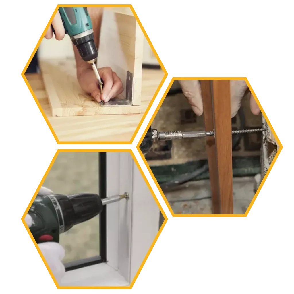 WKRĘTY KONSTRUKCYJNE DO DREWNA TALERZOWE TX40 10X260 WCT-10260