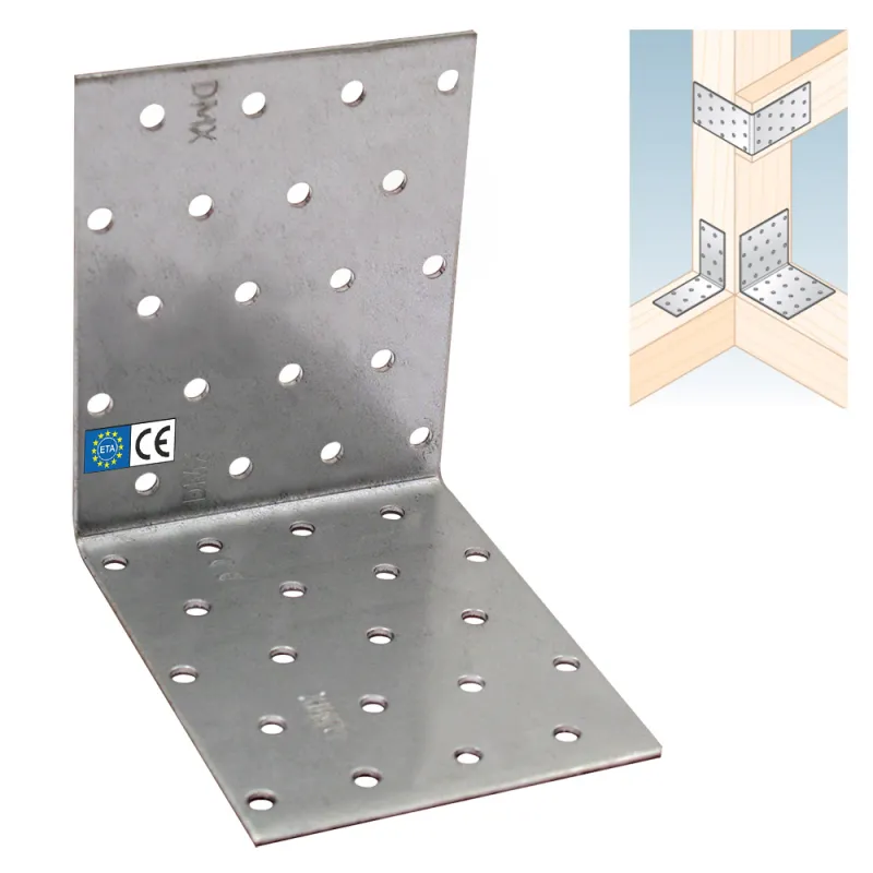 KM12 KĄTOWNIK MONTAŻOWY ŁĄCZNIK CIESIELSKI 100x100x80 OCYNK 1szt DOMAX