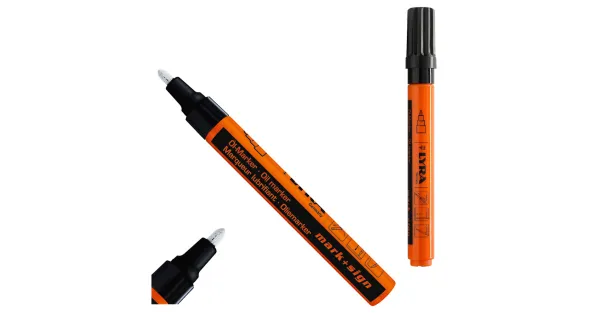 MARKER OLEJOWY DO CZYSZCZENIA PISAK DO RENOWACJI ŚRUB OLEJNY 2-4mm LYRA