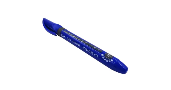 MARKER NIEBIESKI WODOODPORNY SZYBKOSCHNĄCY PERMANENTNY 1,0mm ALKOHOL LYRA