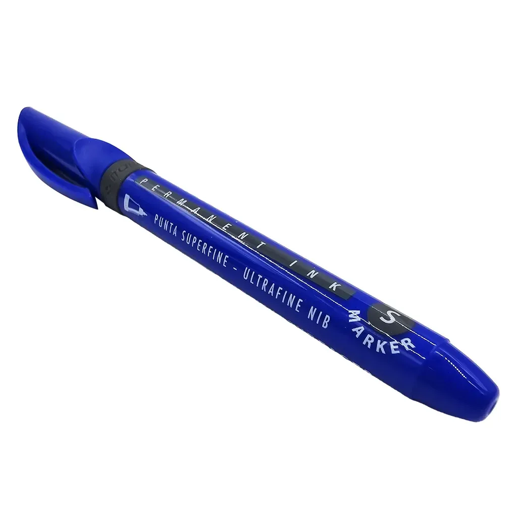 MARKER NIEBIESKI WODOODPORNY SZYBKOSCHNĄCY PERMANENTNY 1,0mm ALKOHOL LYRA