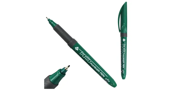 MARKER ZIELONY WODOODPORNY SZYBKOSCHNĄCY PERMANENTNY 1,0mm ALKOHOLOWY LYRA
