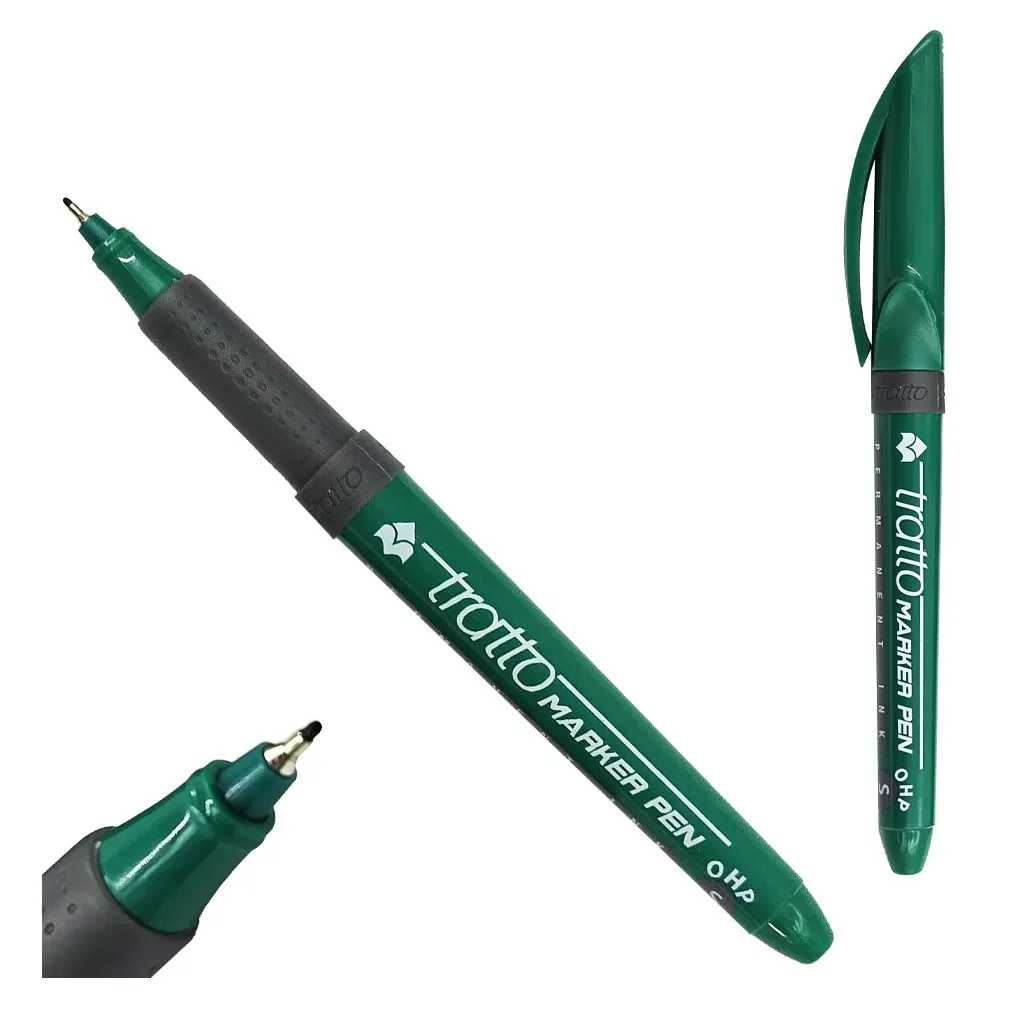 MARKER ZIELONY WODOODPORNY SZYBKOSCHNĄCY PERMANENTNY 1,0mm ALKOHOLOWY LYRA