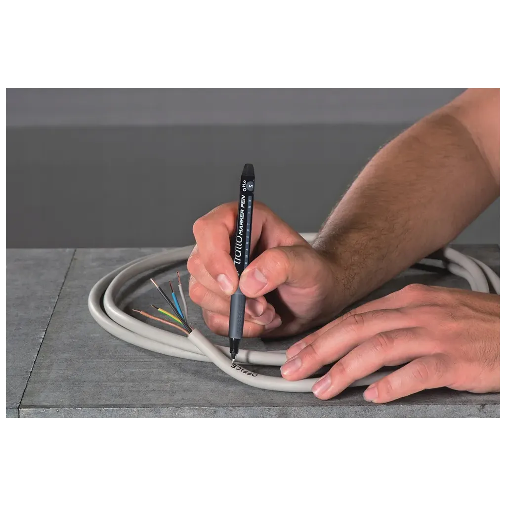 MARKER ZIELONY WODOODPORNY SZYBKOSCHNĄCY PERMANENTNY 1,0mm ALKOHOLOWY LYRA