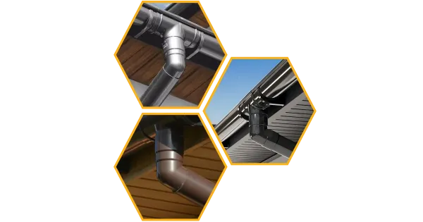 KOLANKO RURY PVC 63,5Ø/67,5° SYSTEM RYNNOWY 75/63 GRAFIT/ANTRACYT RAL 7016 KROP