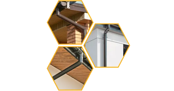 RURA SPUSTOWA PVC SYSTEM RYNNOWY 130/90 1,95m GRAFIT/ANTRACYT RAL 7016 KROP