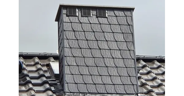 STRUKTONIT 30x30 PRAWY PŁYTKA DACHOWA WŁÓKNOCEMENTOWA BRĄZOWY ŁUPEK