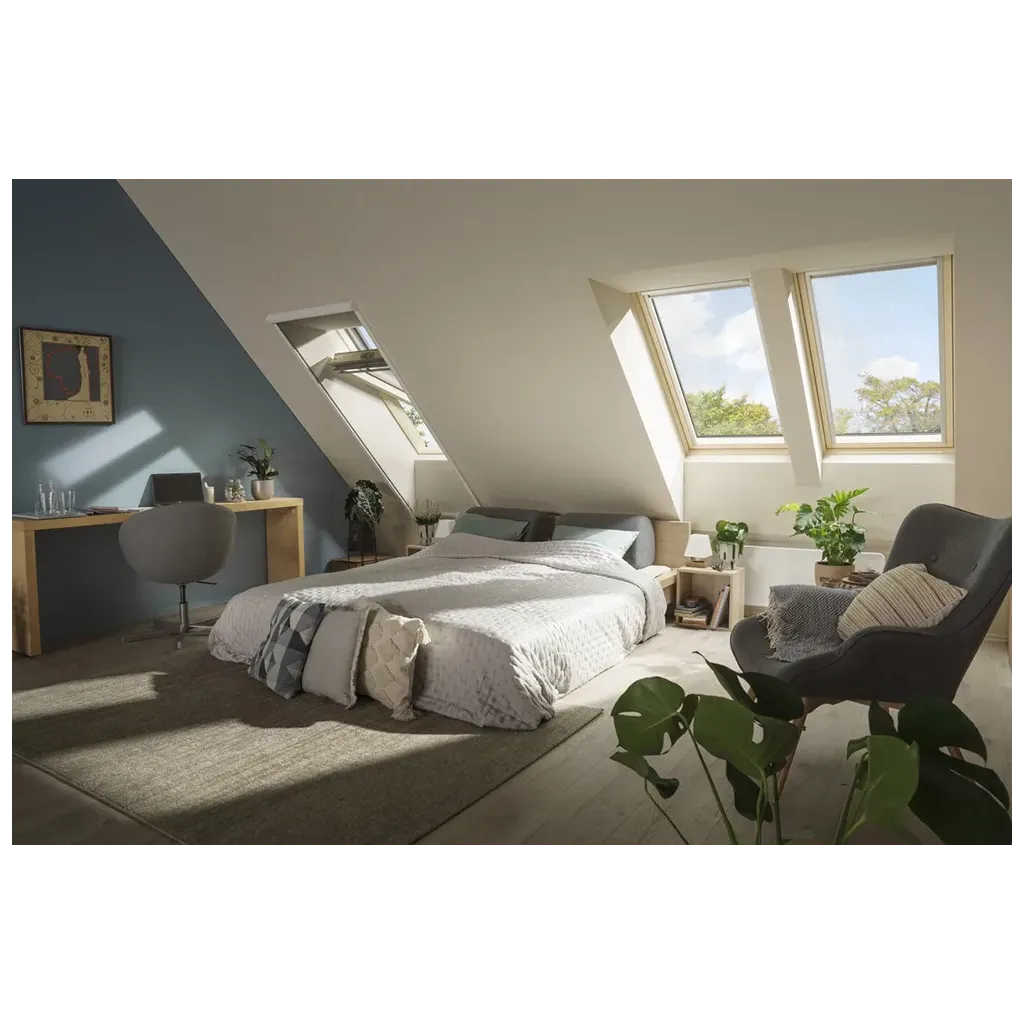 Okno dachowe 78x118 3 szybowe drewniane Velux GLL MK06 1061