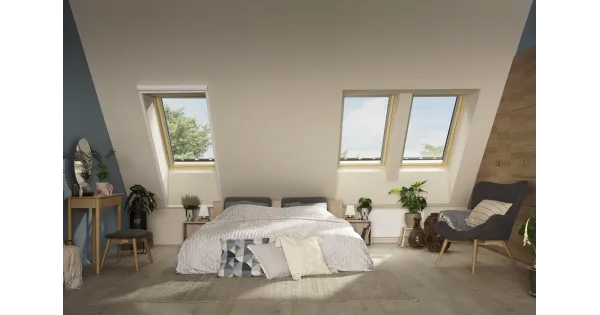 Okno dachowe 78x118 3 szybowe drewniane Velux GLL MK06 1061
