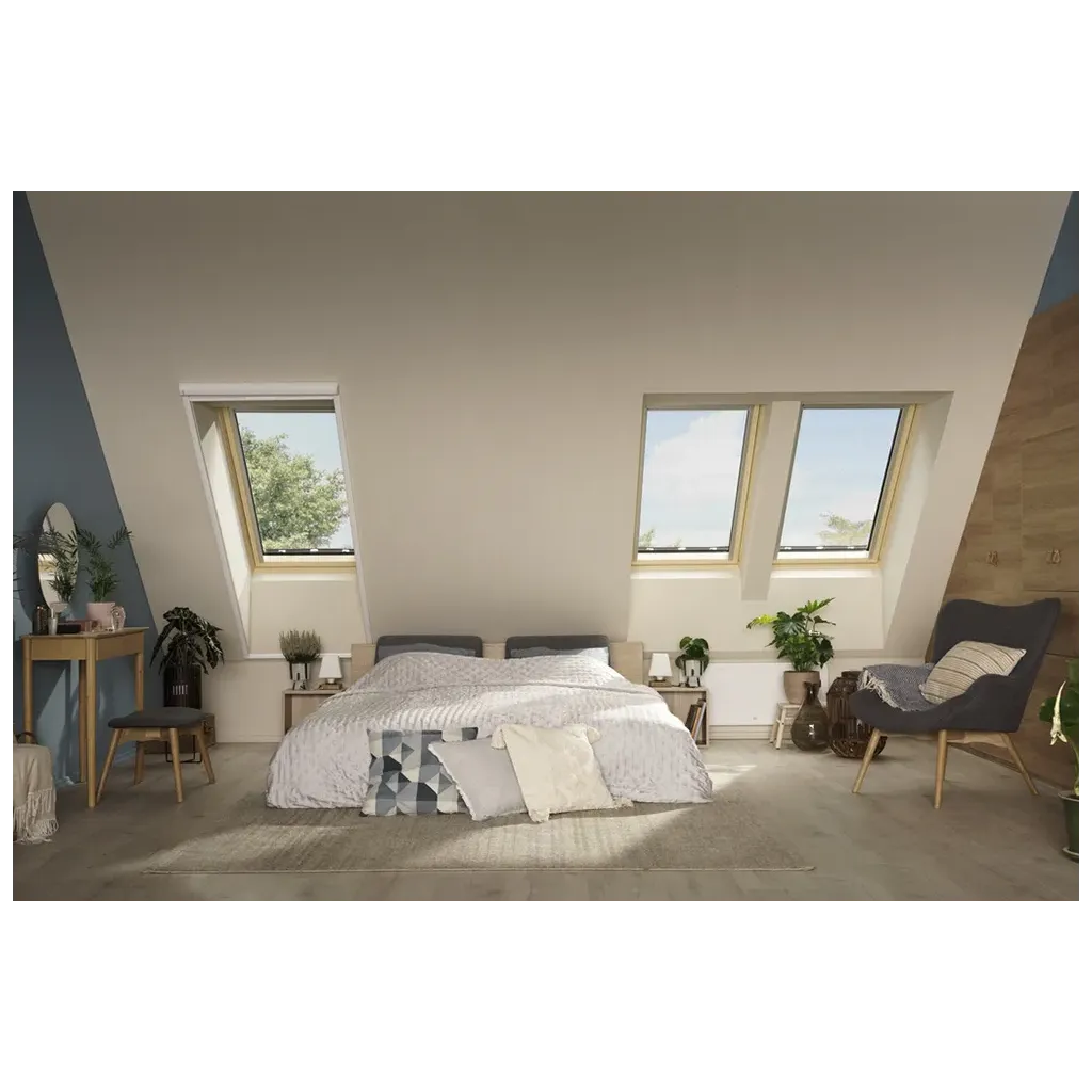 Okno dachowe 78x118 3 szybowe drewniane Velux GLL MK06 1061