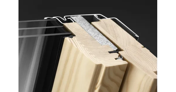 Okno dachowe 78x118 3 szybowe drewniane Velux GLL MK06 1061
