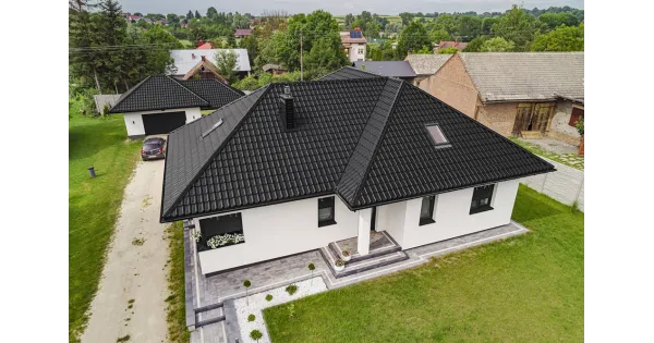 BLACHODACHÓWKA MODUŁ ENIGMA POLIESTER STANDARD MAT 8017 BRĄZ BLACHOTRAPEZ
