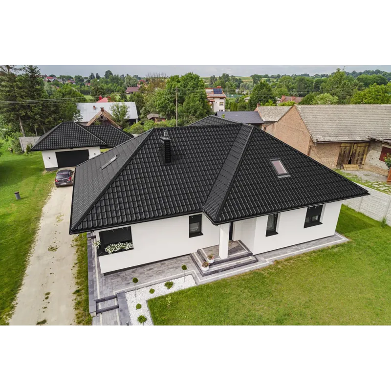 BLACHODACHÓWKA MODUŁ ENIGMA POLIESTER STANDARD MAT 8017 BRĄZ BLACHOTRAPEZ