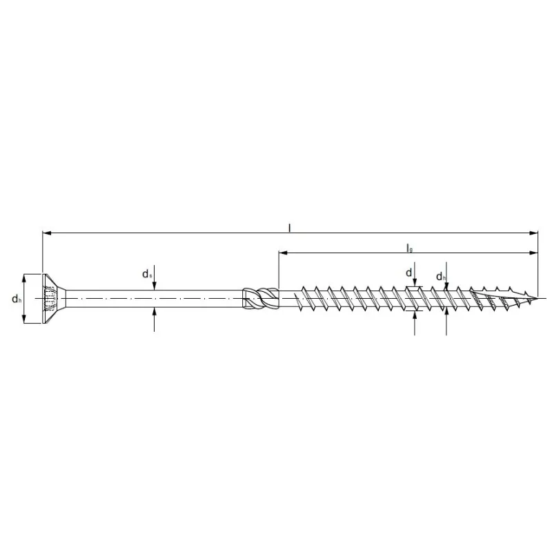 WKRĘTY CIESIELSKIE DO DREWNA 5x70 STOŻKOWE TORX 200szt WT-50070 AZMET