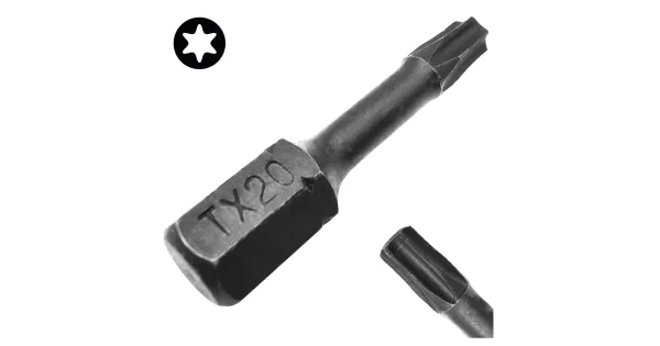 BIT KOŃCÓWKA UDAROWA TX 20 30mm GWIAZDKOWY TORX TORSION IMPACT COBIT 1szt