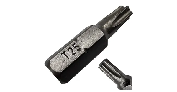 BIT KOŃCÓWKA DO WKRĘTAREK TX 25 25mm GWIAZDKOWY TORX COBIT 1szt