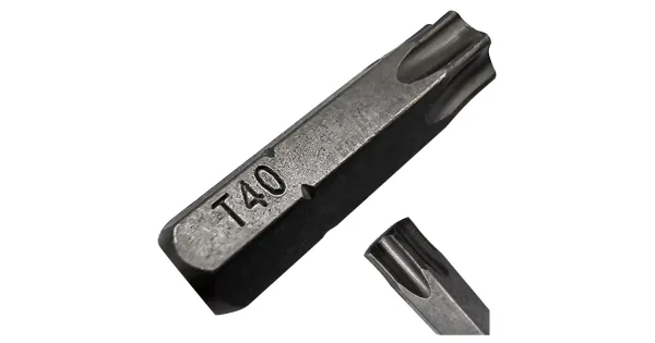 BIT KOŃCÓWKA DO WKRĘTAREK TX 40 25mm GWIAZDKOWY TORX COBIT 1szt