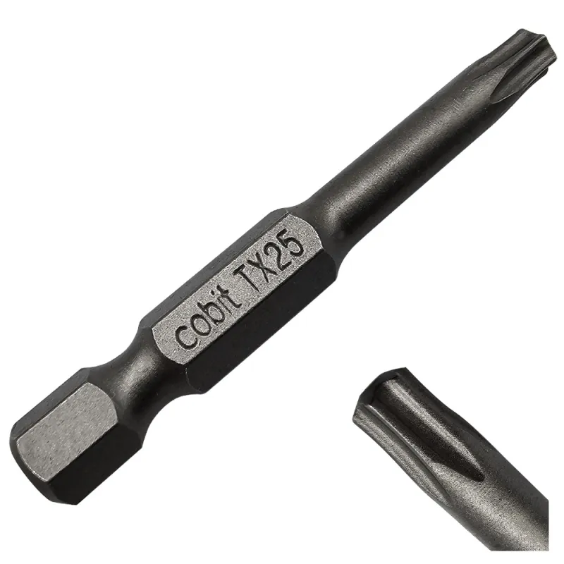 BIT KOŃCÓWKA DO WKRĘTAREK TX 25 50mm GWIAZDKOWY TORX TORSION COBIT 1szt