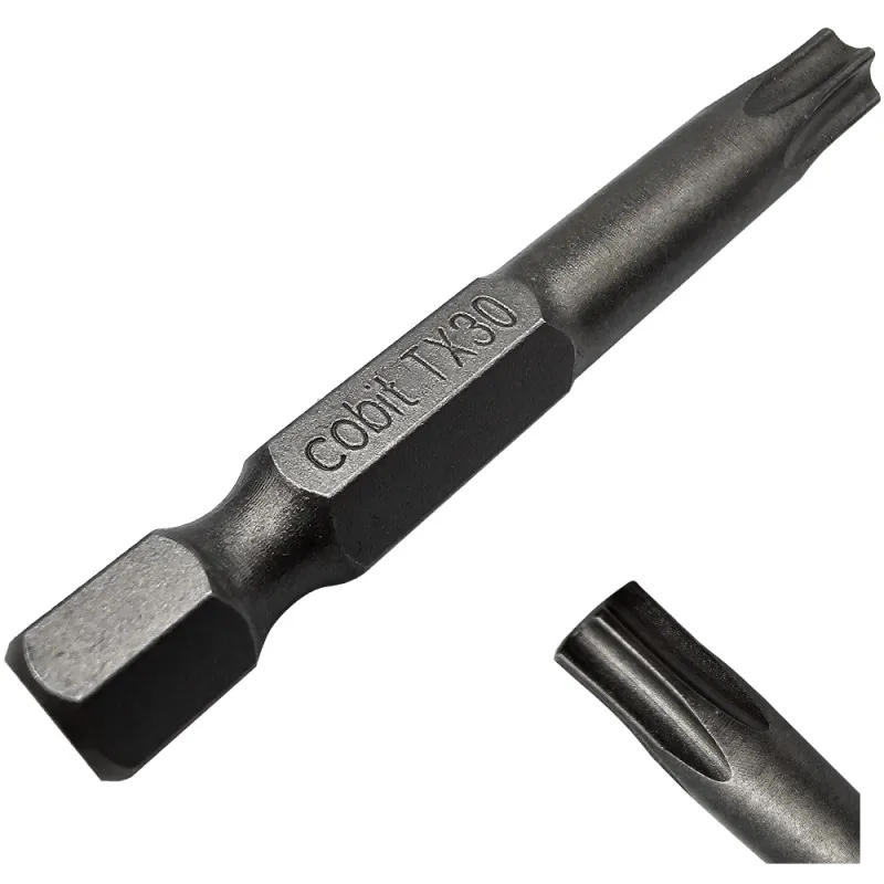 BIT KOŃCÓWKA DO WKRĘTAREK TX 30 50mm GWIAZDKOWY TORX TORSION COBIT 1szt