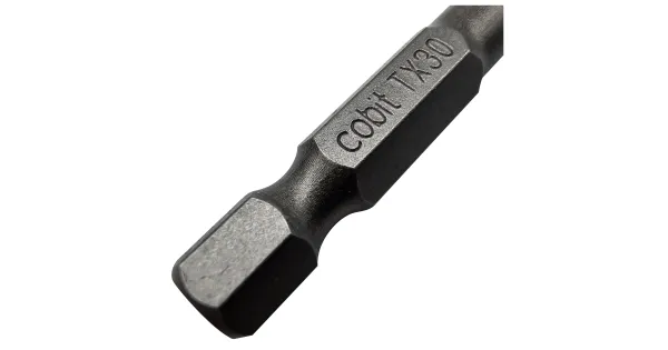 BIT KOŃCÓWKA DO WKRĘTAREK TX 30 50mm GWIAZDKOWY TORX TORSION COBIT 1szt